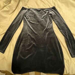 Velour dress